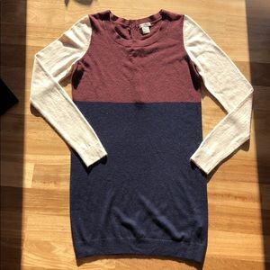 Club Monaco Color Block Sweater Dress